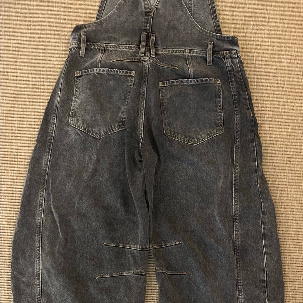 NWOT Free People Charcoal Overalls - Picture 4 of 4
